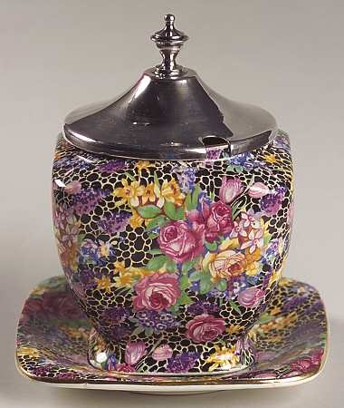 Hazel Jam/Jelly & Metal Lid w/Underplate