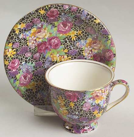Hazel Footed Demitasse Cup & Saucer Set