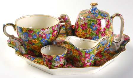 Joyce Lynn (Disc, 1950's) 6-Piece Breakfast Set (Flat Cup)