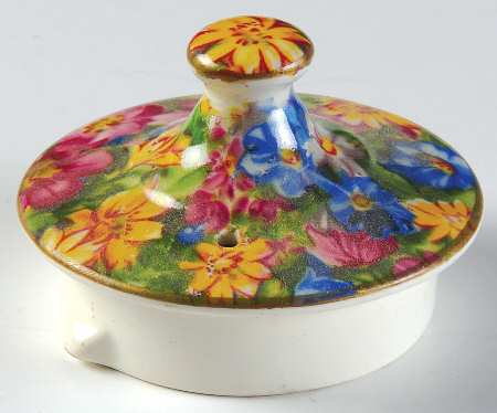 Joyce Lynn (Disc, 1950's) Individual Breakfast Set Teapot-Lid
