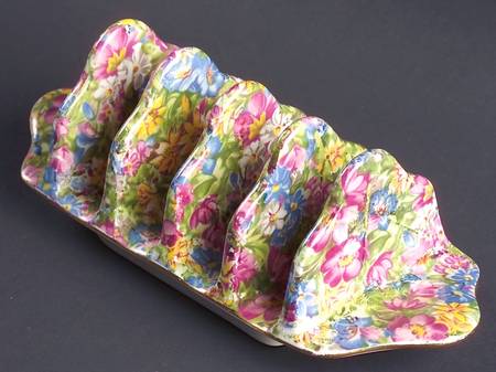 Joyce Lynn (Disc, 1950's) 4 Slice Toast Server