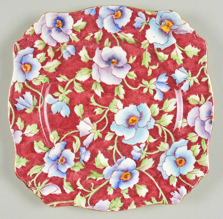 June Festival Square Salad Plate