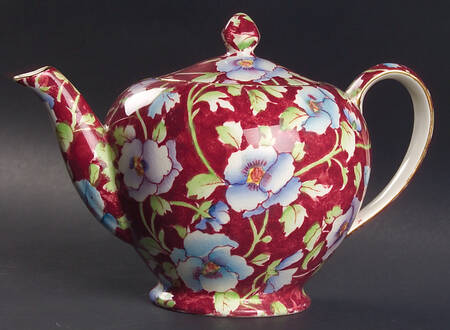 June Festival 3 Cup Albans Teapot & Lid