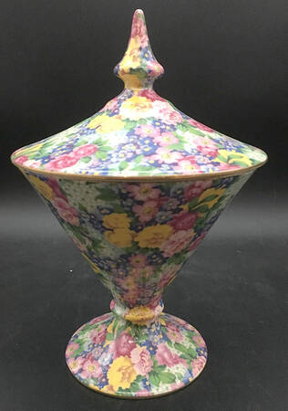 Julia (Disc. 1954) Candy Jar & Lid