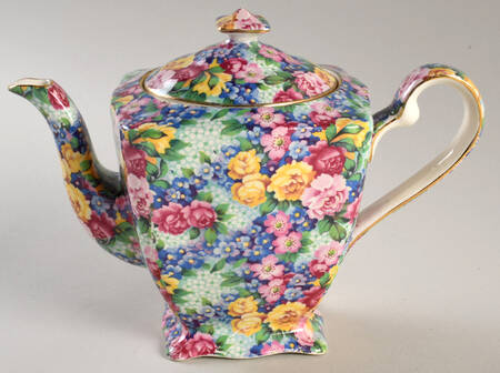 Julia (Disc. 1954) Ascot Teapot & Lid