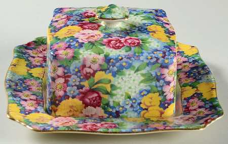 Julia (Disc. 1954) Square Covered Butter