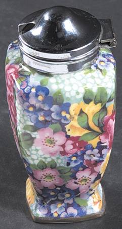 Julia (Disc. 1954) Mustard with Attached Metal Lid