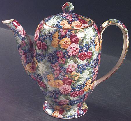 Julia (Disc. 1954) Albans Shape Coffee Pot & Lid