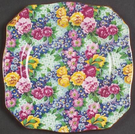 Julia (Disc. 1954) Square Bread & Butter Plate