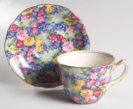 Julia (Disc. 1954) Flat Cup & Saucer Set
