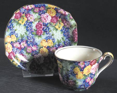 Julia (Disc. 1954) Flat Cup & Saucer Set