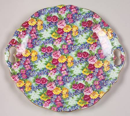 Julia (Disc. 1954) Handled Cake Plate