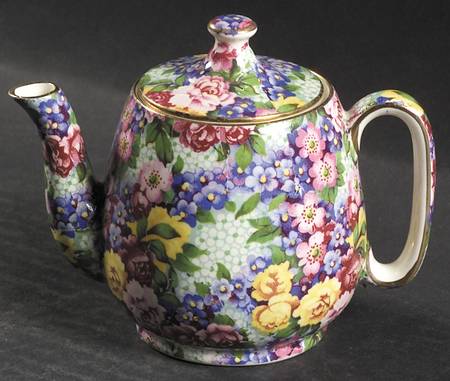 Julia (Disc. 1954) Individual Breakfast Set Teapot & Lid