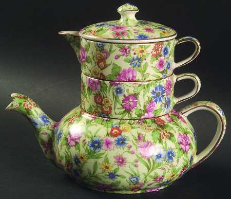 Kew Mini Teapot Stacking Set (Creamer, Sugar)