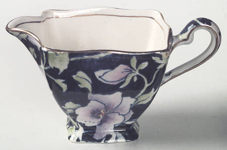 May Festival Cobalt Blue Ascot Creamer