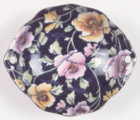May Festival Cobalt Blue 5" Round Nut Dish