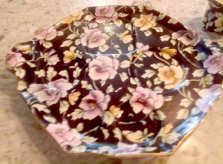 May Festival Cobalt Blue 6-Piece Breakfast Set, Tray Only
