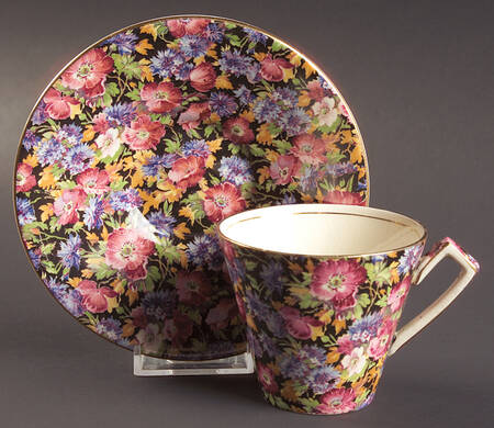 Majestic Older Flat Cup & Saucer Set