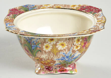 Marguerite (Gold Trim) Ascot Sugar Bowl No Lid