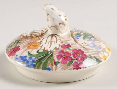 Marguerite (Gold Trim) Lid for Elite Sugar Bowl