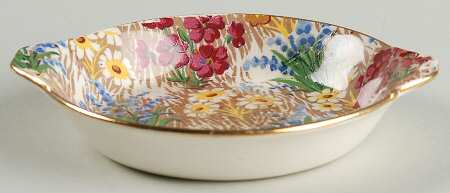 Marguerite (Gold Trim) Butter Tray