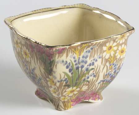 Marguerite (Gold Trim) Athena Open Sugar Bowl (Early)