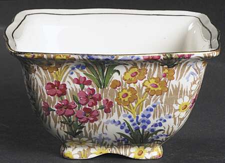 Marguerite (Gold Trim) Athena Open Sugar Bowl (Later)