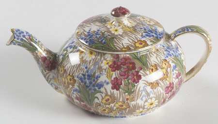Marguerite (Gold Trim) Mini Stacking Teapot & Lid