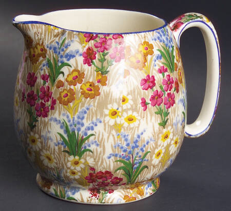 Marguerite (Blue Trim) 20 Oz Jug