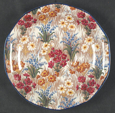 Marguerite (Blue Trim) Saucer