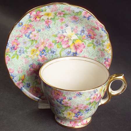 Marion (Older) Footed Cup & Saucer Set