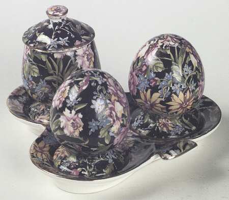 Nantwich (3 Piece) Cruet Set with Tray (S&P, Mustard)