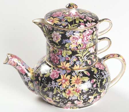 Nantwich Mini Teapot Stacking Set (Creamer, Sugar)