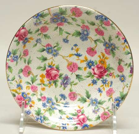 Old Cottage Chintz (Pre 1960, Cream) Fruit/Dessert (Sauce) Bowl