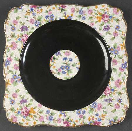 Old Cottage Chintz (Pre 1960, Cream) Accent Salad Plate