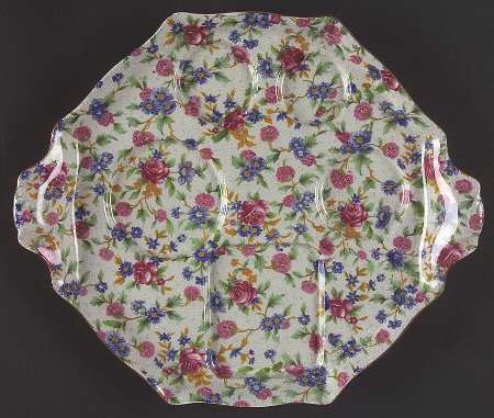 Old Cottage Chintz (Pre 1960, Cream) 6-Piece Breakfast Set, Tray Only