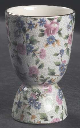 Old Cottage Chintz (Pre 1960, Cream) Double Egg Cup