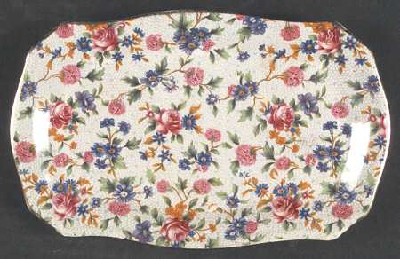 Old Cottage Chintz (Pre 1960, Cream) Relish