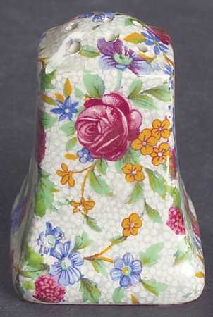 Old Cottage Chintz (Pre 1960, Cream) Salt Shaker