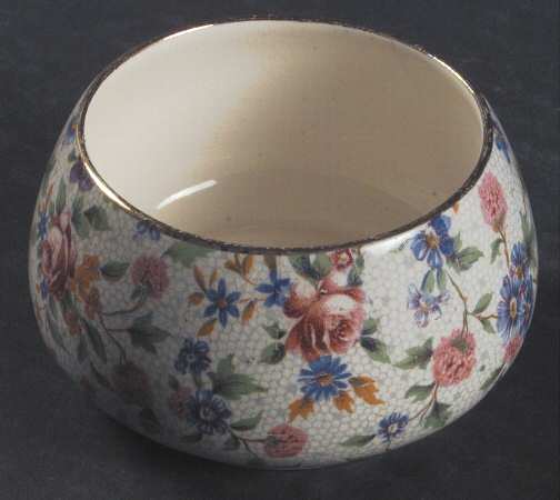 Old Cottage Chintz (Pre 1960, Cream) Countess Shape Open Sugar Bowl