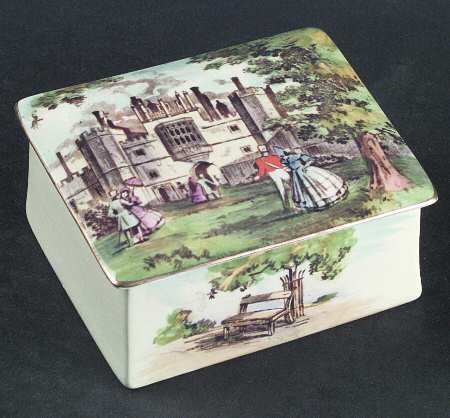 Old London-Old England Trinket Box & Lid