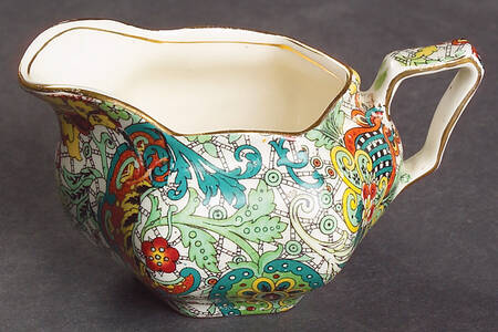 Paisley Green Hector Creamer