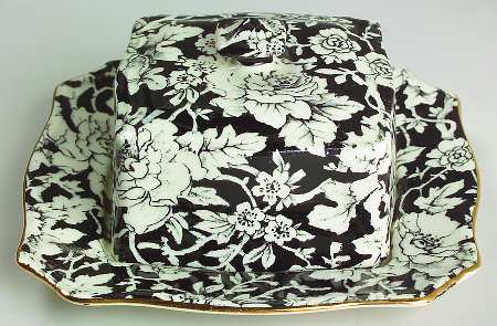 Peony Square Covered Butter