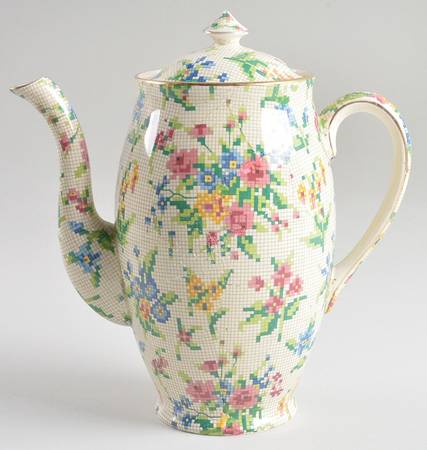 Queen Anne Perth Shape Coffee Pot & Lid