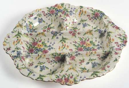 Queen Anne 5-Section Hors d'Oeuvre Dish