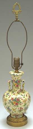 Queen Anne Electric Lamp No Shade