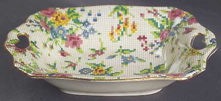 Queen Anne 6" Square Nut Dish