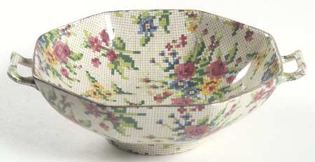 Queen Anne 6" Octagonal Handled Bowl
