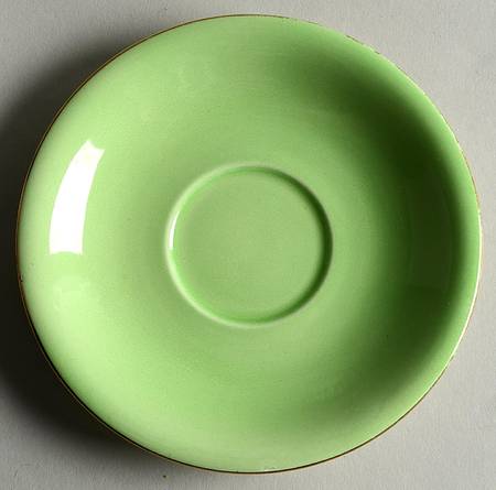 Rosebud Green (Green Background) Saucer