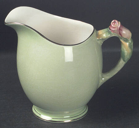 Rosebud Green (Green Background) 20 Oz Pitcher